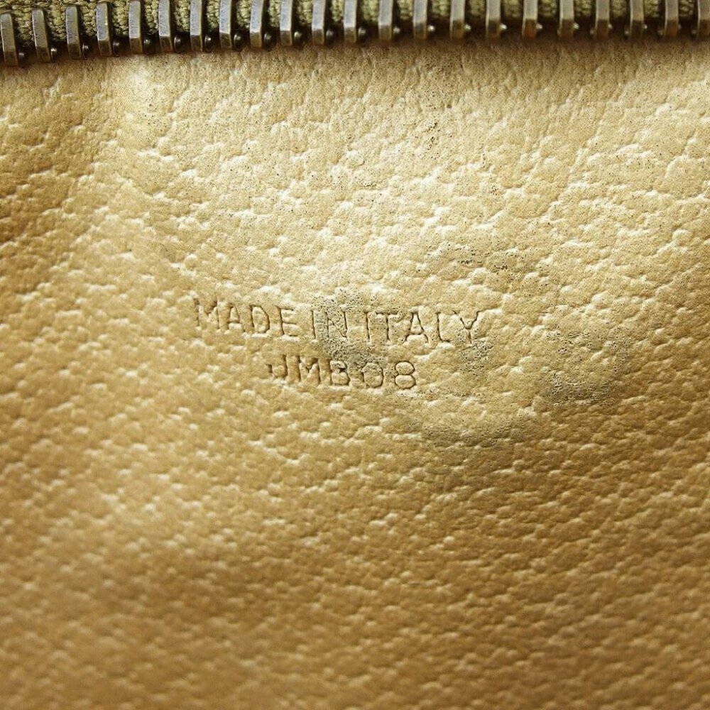 CELINE Clutch bag Brown beige gold Women Authentic secondhand - Picture 5 of 7